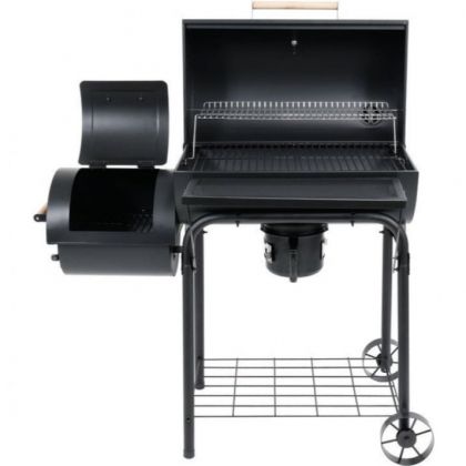 Градинско барбекю с опушвач на дървени въглища LUND, 64 х 37 см