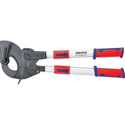Ножица за кабели с тресчотка KNIPEX, телескопична, Ф 100 мм