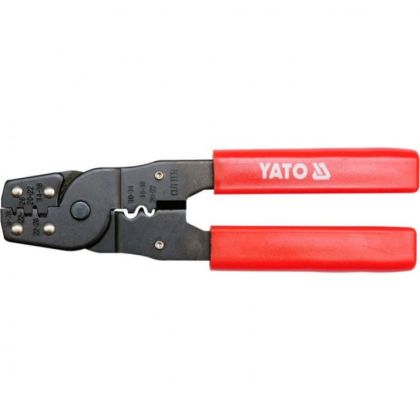 Клещи за кримпване на кабелни обувки YATO, 250 мм, 0.08 – 6 мм², 2 функции