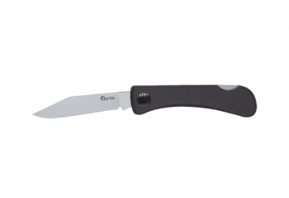 Сгъваем нож FORTIS, черен, INOX, 90 мм