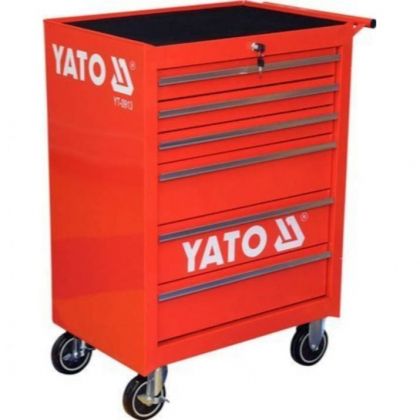 Количка за инструменти YATO, 6 чекмеджета, 300 кг, празна