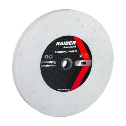 Диск за шмиргел ф200х20х16мм бял Р60 Raider /165121