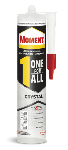 Moment OneForAll Crystal монтажно лепило Flextec прозрачно 290 гр.