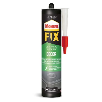 Moment FIX Décor монтажно лепило без разтворители, бяло, 380 гр.