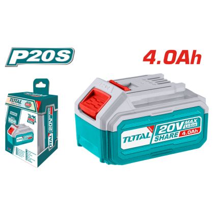 Акумулаторна батерия TOTAL Industrial, Li-Ion, 20 V, 4.0 Ah