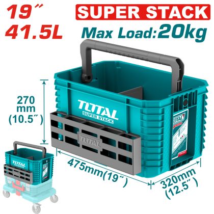 Кутия за инструменти TOTAL, 475 x 320 x 370 мм