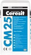 Лепило ЦЕРЕЗИТ за плочки бяло супер гъвкаво CM 25 White Super Flexible