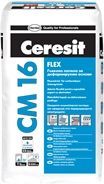 Лепило ЦЕРЕЗИТ за плочки при деформируеми основи CM 16 Flex