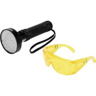 Комплект LED UV фенер и очила YATO, 100 UV