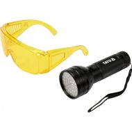 Комплект LED UV фенер и очила YATO, 51 UV