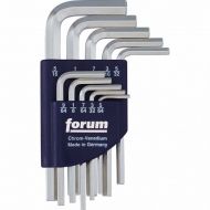 Комплект Г-образни инчови ключове FORUM, 5/64" - 5/16", 8 части