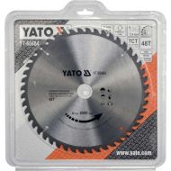 Карбиден диск за циркуляр, за рязане на дървени конструкции YATO, Ф 250 x 30, T 48