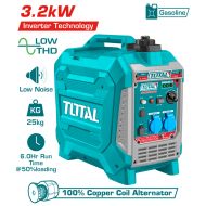 Инверторен бензинов генератор TOTAL INDUSTRIAL, 3.3 kW