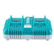 Двойно зарядно за Li-Ion батерии TOTAL Industrial, 20 V, 4 А, TL IND TCLI2034E Industrial