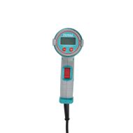 Пистолет за горещ въздух TOTAL INDUSTRIAL, 2000 W, LCD, 50-600°C + аксесоари, TL IND TB20056 INDUSTRIAL