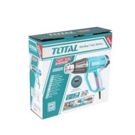 Пистолет за горещ въздух TOTAL INDUSTRIAL, 2000 W, LCD, 50-600°C + аксесоари, TL IND TB20056 INDUSTRIAL
