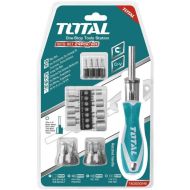 Комплект отвертка с тресчотка и битове TOTAL, 24 части, TL TACSD30246